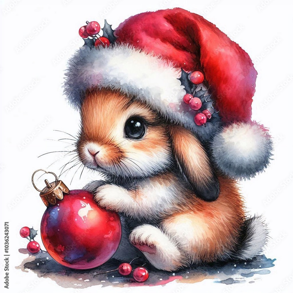Kaninchen zu Weihnachten Kaninchen zu Weihnachten