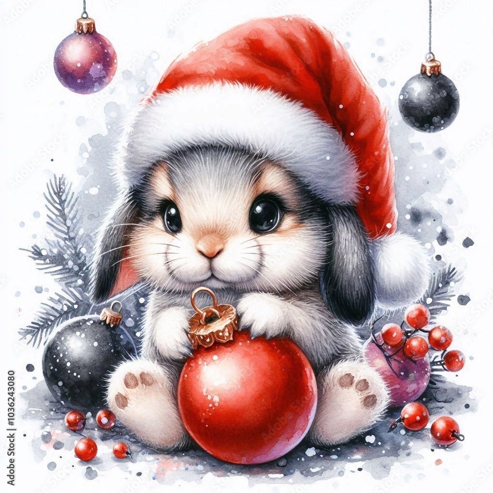 Kaninchen zu Weihnachten Kaninchen zu Weihnachten