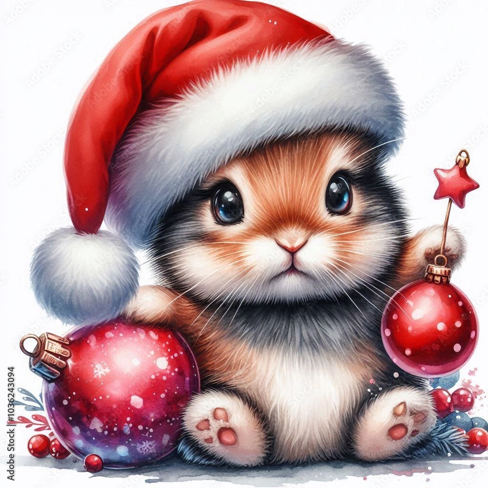 Kaninchen zu Weihnachten Kaninchen zu Weihnachten