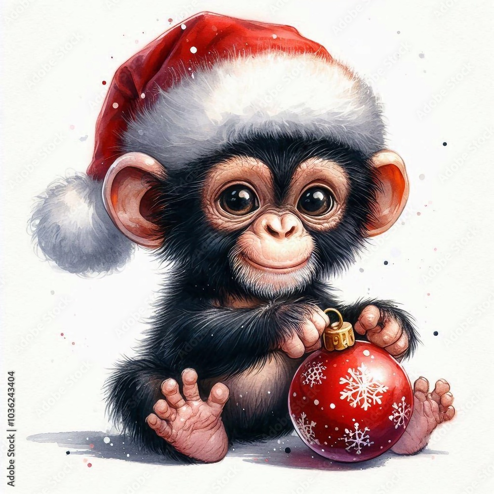 Gorilla zu Weihnachten Gorilla zu Weihnachten