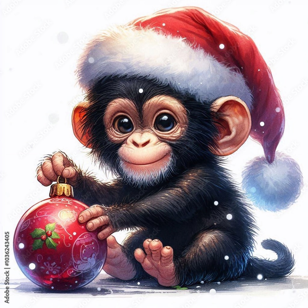Gorilla zu Weihnachten Gorilla zu Weihnachten