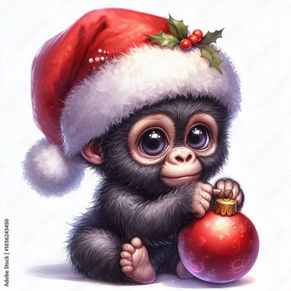 Gorilla zu Weihnachten Gorilla zu Weihnachten
