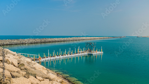 Ghantoot Marina in United Arab Emirates