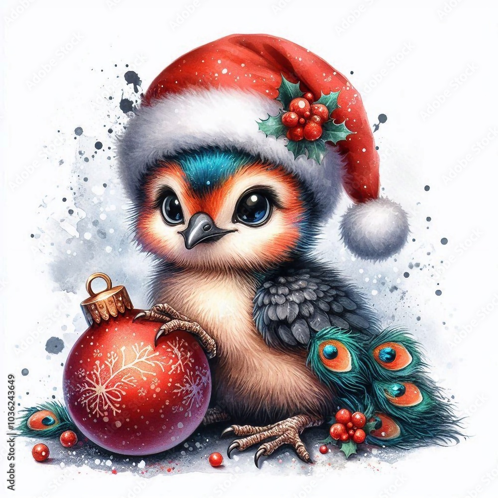 Pfau zu Weihnachten Pfau zu Weihnachten