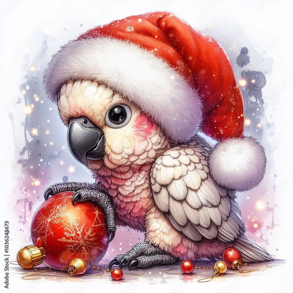 Kakadu zu Weihnachten Kakadu zu Weihnachten