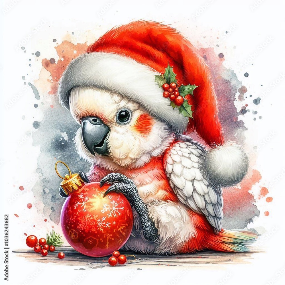 Kakadu zu Weihnachten Kakadu zu Weihnachten