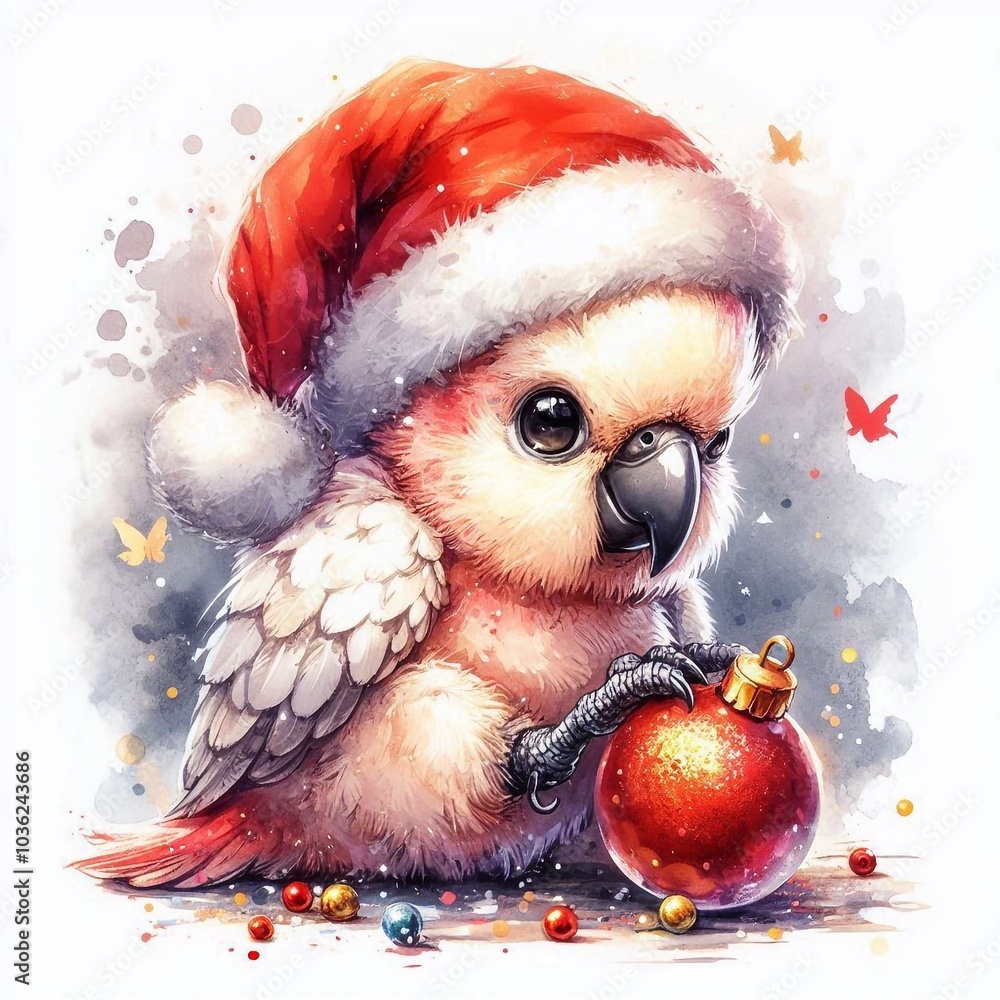 Kakadu zu Weihnachten Kakadu zu Weihnachten