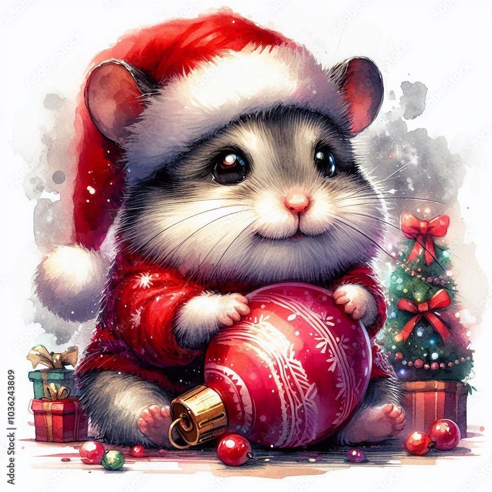 Hamster zu Weihnachten Hamster zu Weihnachten