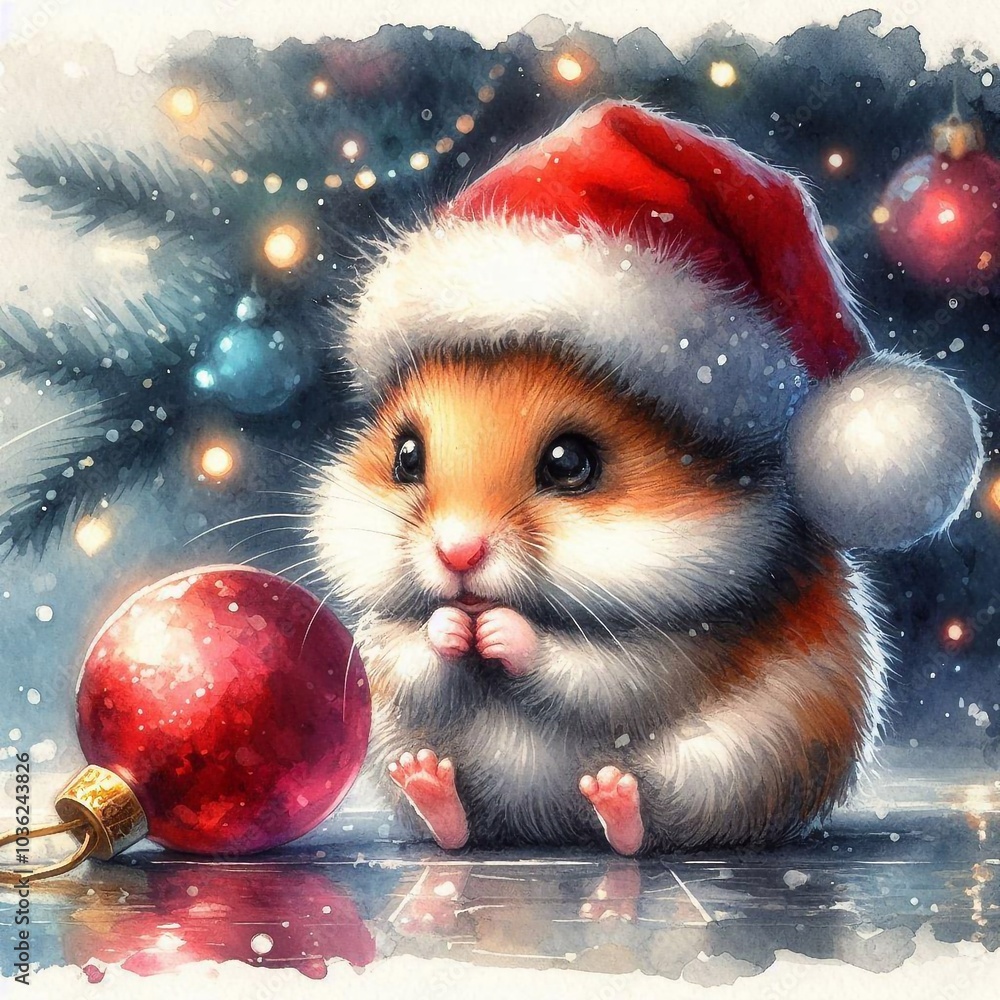 Hamster zu Weihnachten Hamster zu Weihnachten