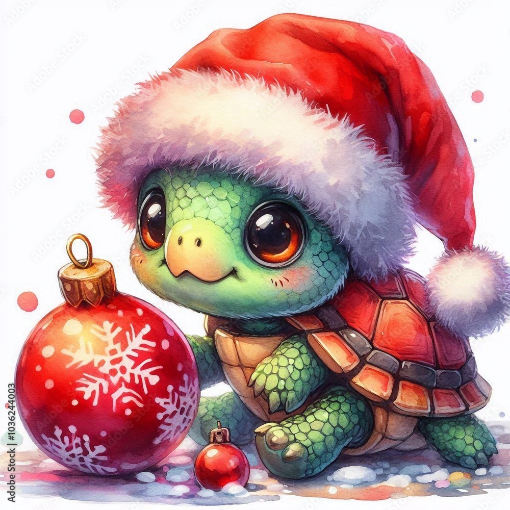 Schildkröte zu Weihnachten Schildkröte zu Weihnachten