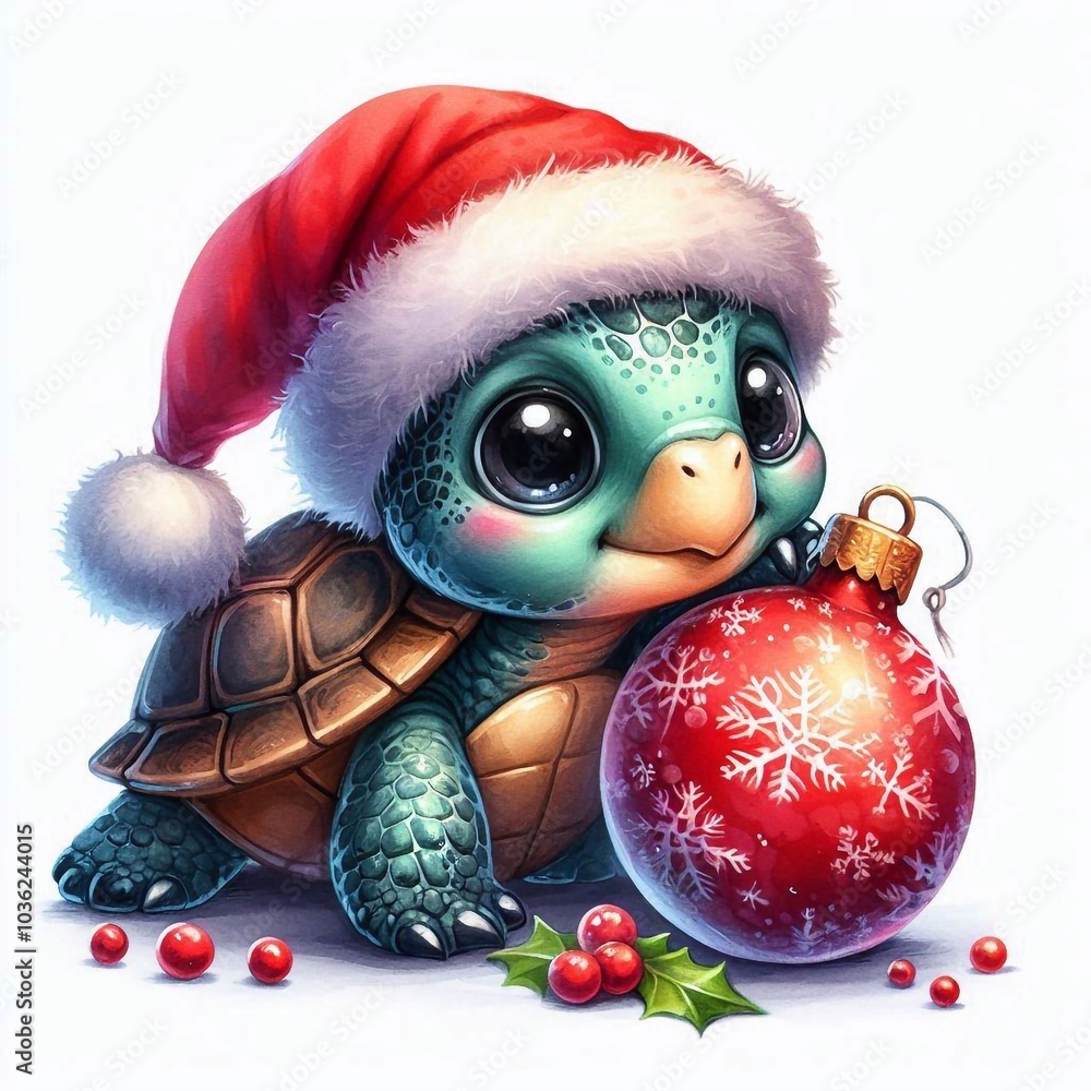 Schildkröte zu Weihnachten Schildkröte zu Weihnachten