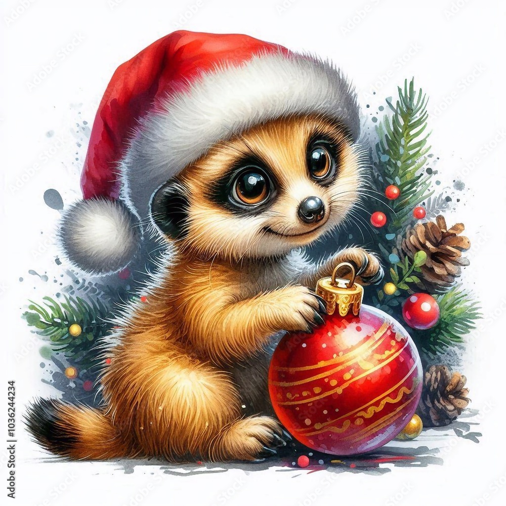 Erdmännchen zu Weihnachten Erdmännchen zu Weihnachten