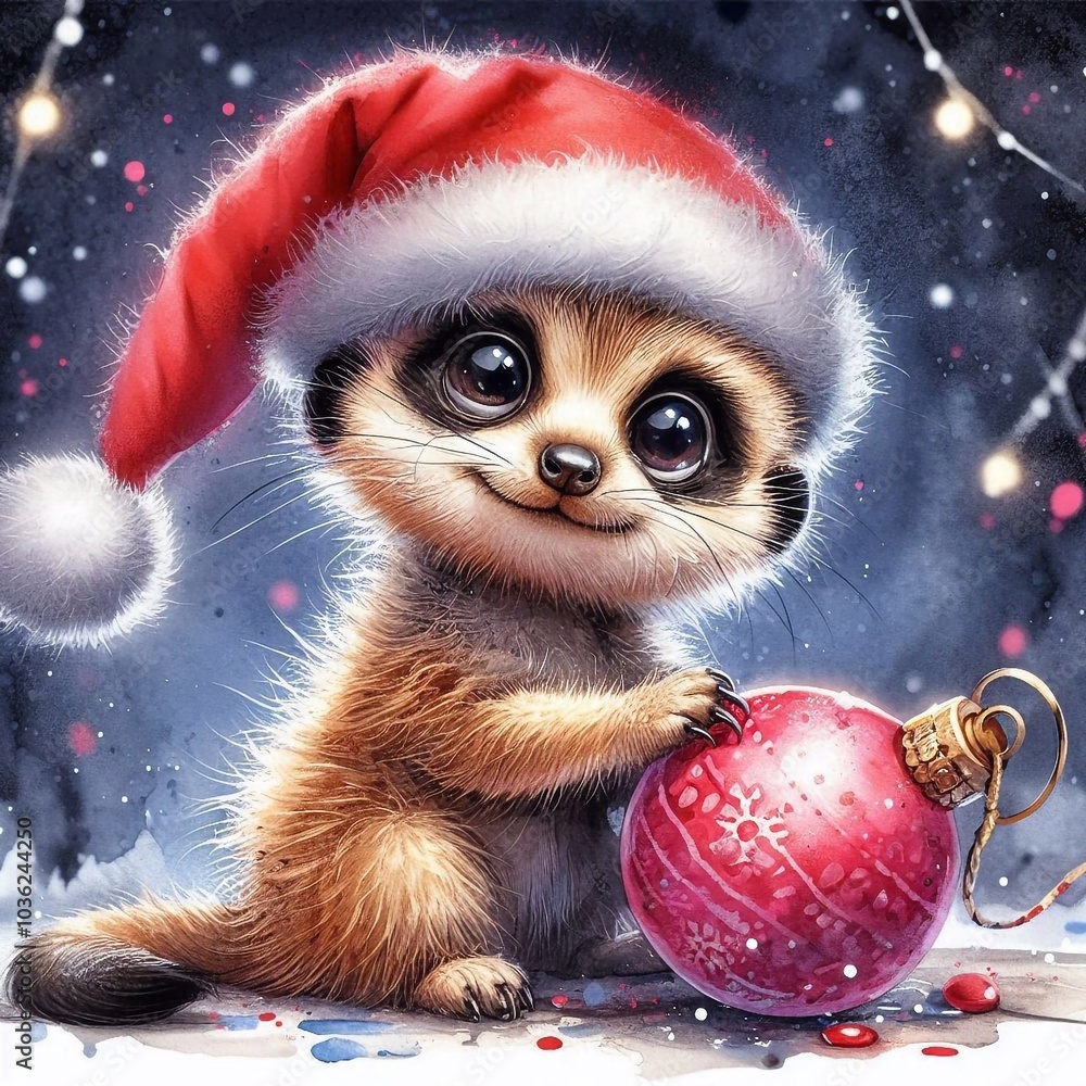 Erdmännchen zu Weihnachten Erdmännchen zu Weihnachten