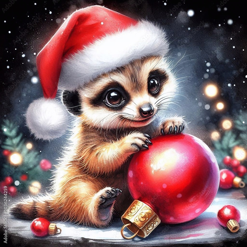 Erdmännchen zu Weihnachten Erdmännchen zu Weihnachten