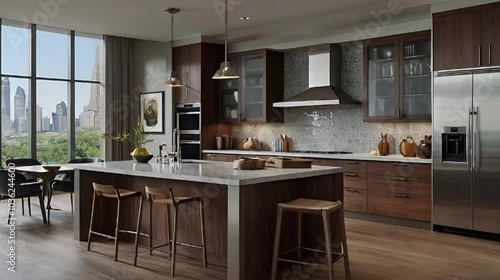 modern kitchen interior