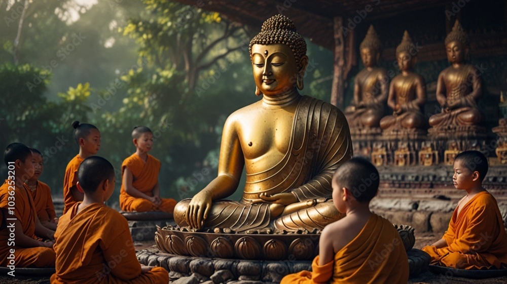 buddha statue in temple buddha statue in temple