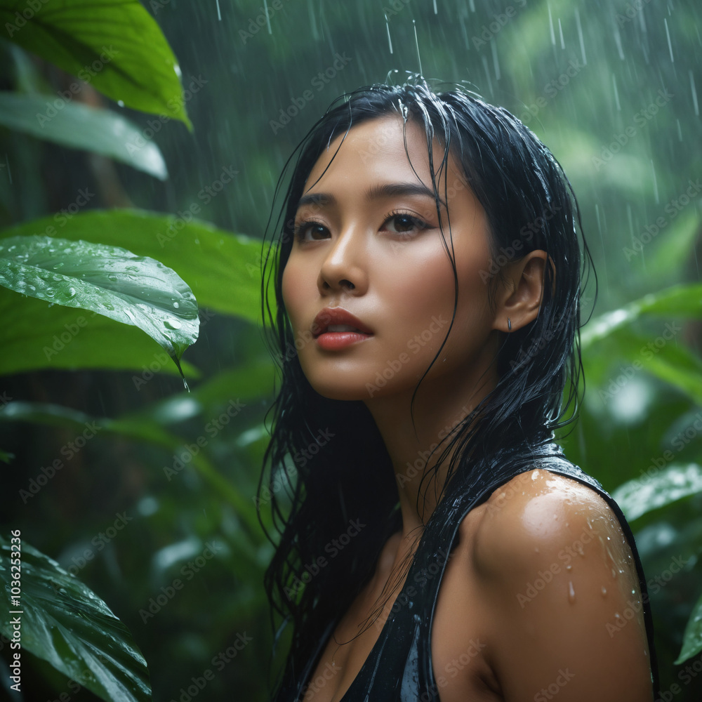 portrait of an Asian woman