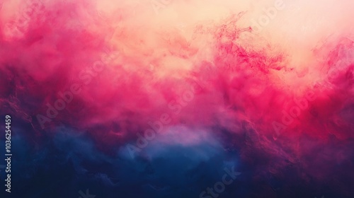 Colorful cloud of smoke in the sky. Abstract background for design.