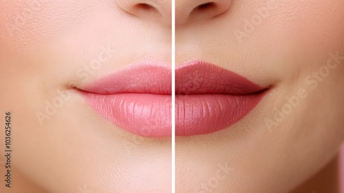 Create a tutorial video on how to use anti-wrinkle creams around the mouth, showing the before-and-after transformation