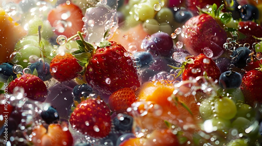 Fresh Fruit Splash: A Burst of Summer Colors Fresh Fruit Splash: A Burst of Summer Colors
