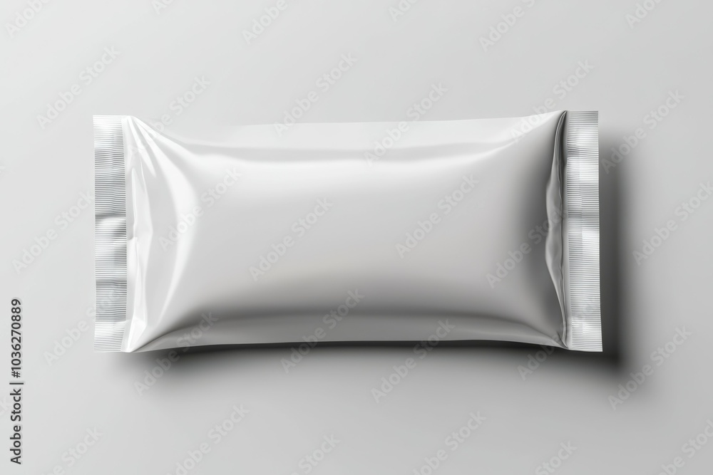 A white box with a white label A white box with a white label