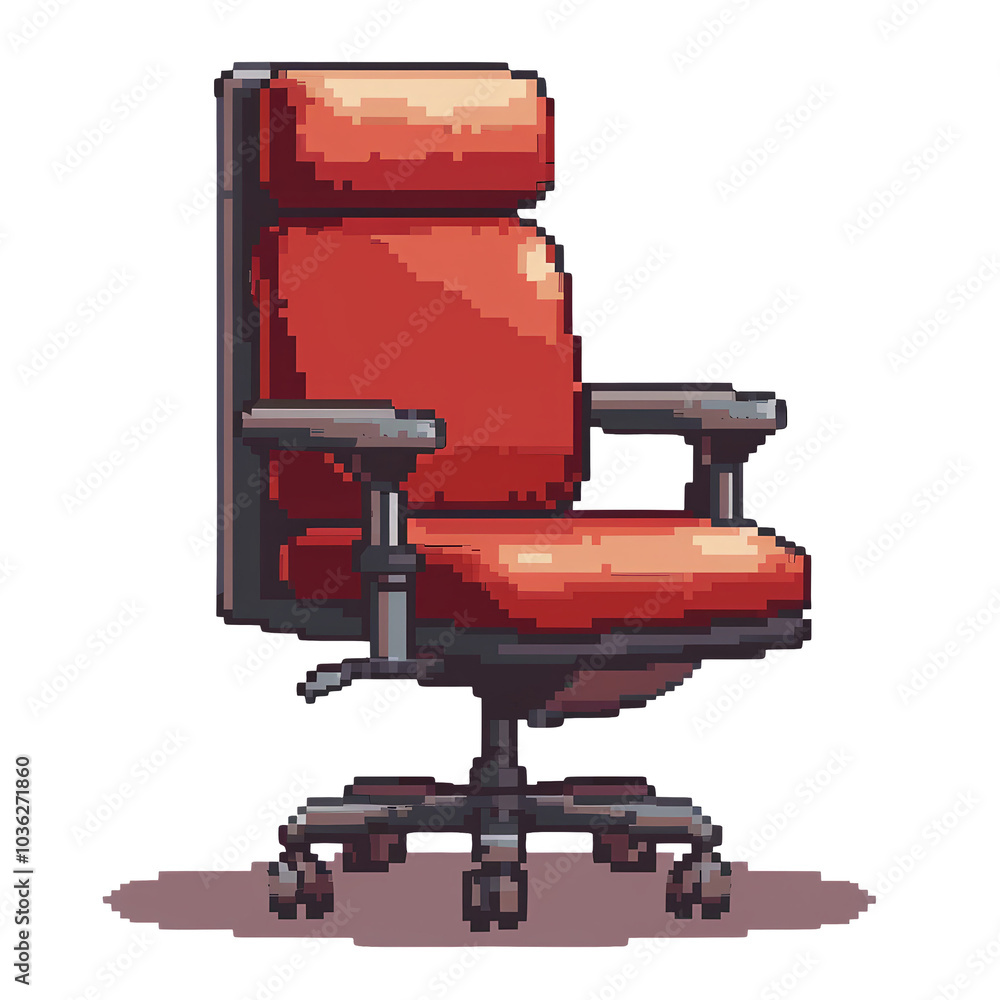 Red Pixelated Office Chair - High-Quality Gaming Chair Design Red Pixelated Office Chair - High-Quality Gaming Chair Design