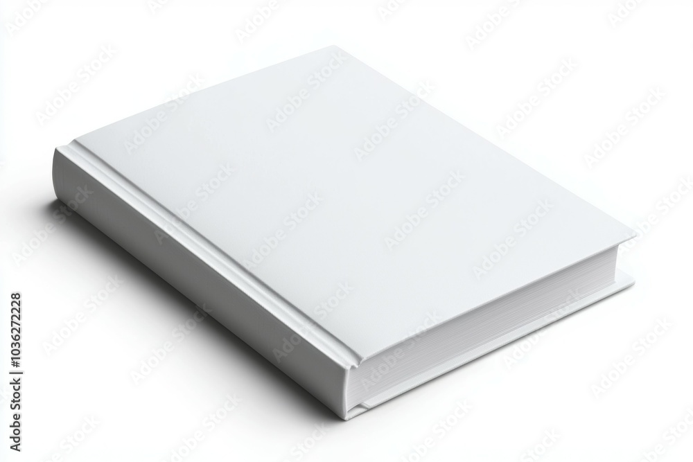 A white book with a white cover and white pages A white book with a white cover and white pages