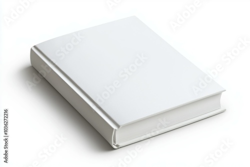 A white book with no text on the cover