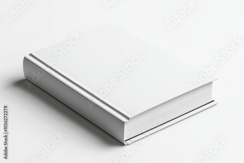 A white book with no text on the cover