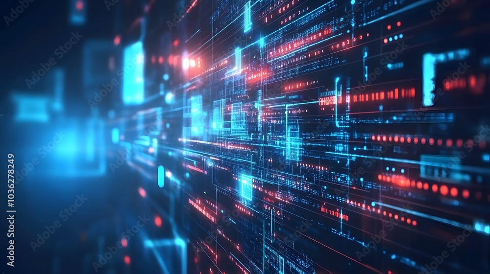 Digital transformation conceptual for next generation technology era. Digital transformation conceptual for next generation technology era.