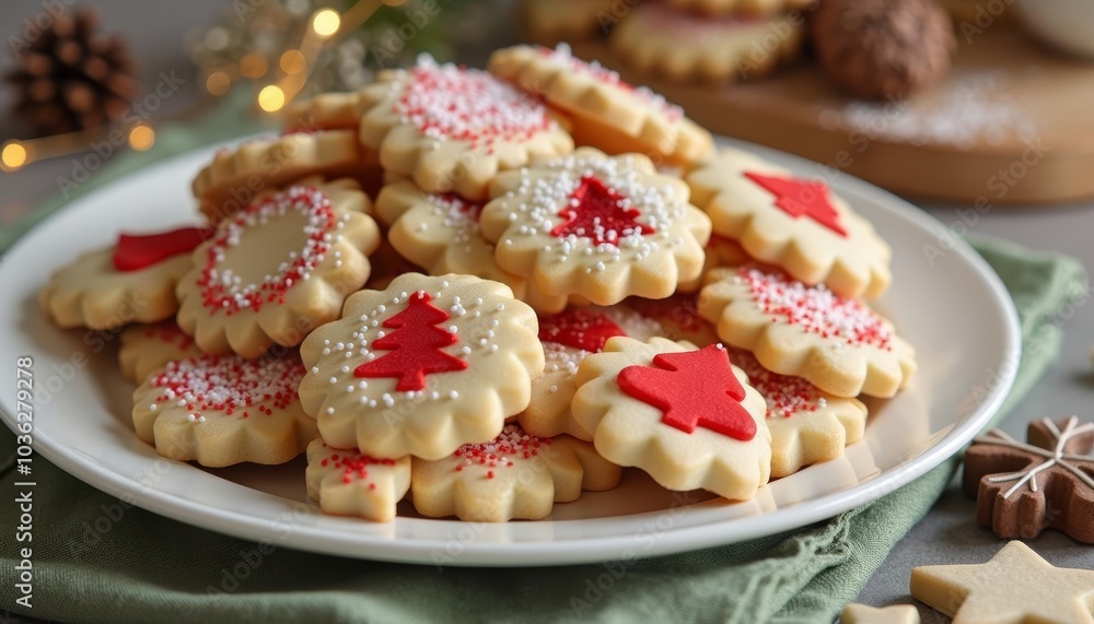 Sweet Christmas joy with festive sugar cookies Sweet Christmas joy with festive sugar cookies