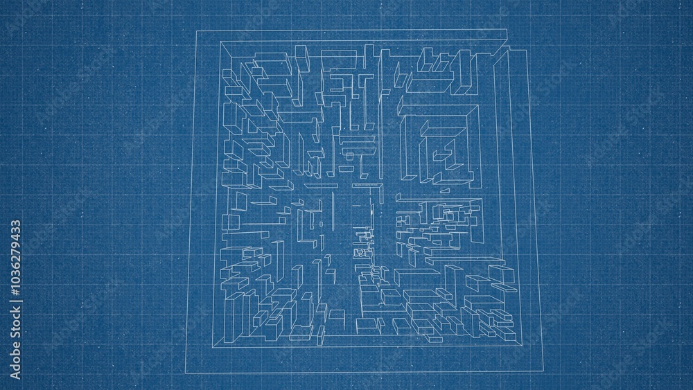 Technical drawing on a gradient background.Mechanical Engineering drawing Technical drawing on a gradient background.Mechanical Engineering drawing