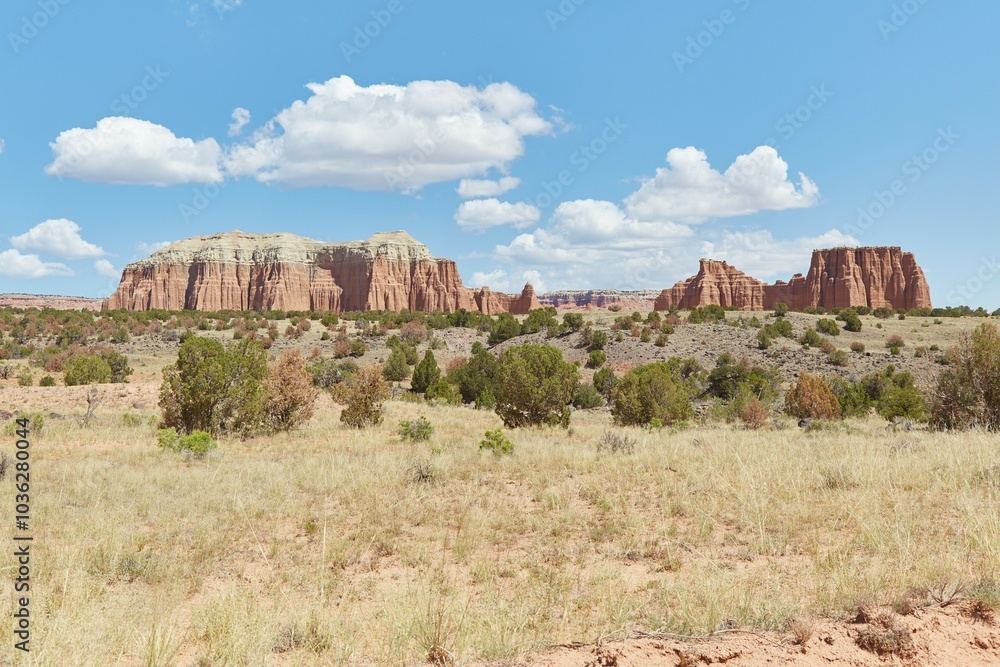 The stunning geological formations of Cathedral Valley in Capitol Reef National Park, Utah The stunning geological formations of Cathedral Valley in Capitol Reef National Park, Utah