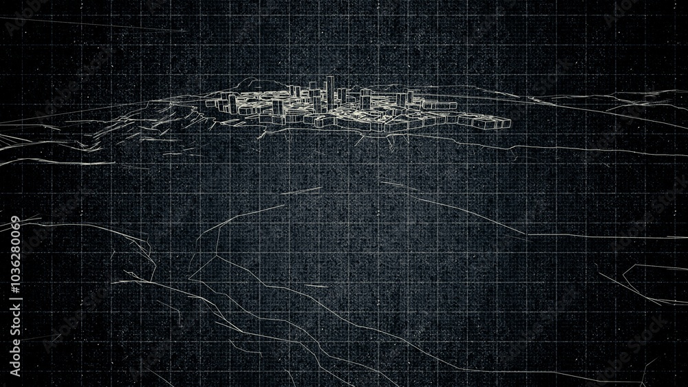 Technical drawing on a gradient background.Mechanical Engineering drawing
Technical drawing on a gradient background.Mechanical Engineering drawing