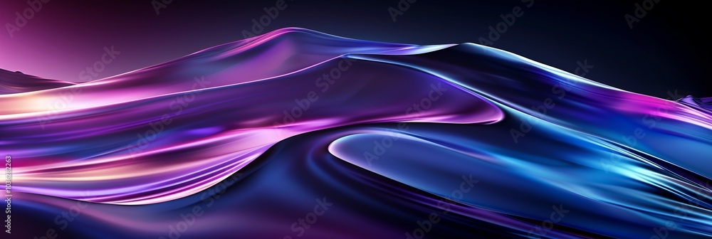 abstract background with purple and blue color, dark abstract wallpaper, shiny glossy design on curved surface abstract background with purple and blue color, dark abstract wallpaper, shiny glossy design on curved surface