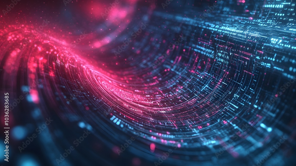 Abstract technology big data background concept. Abstract technology big data background concept.