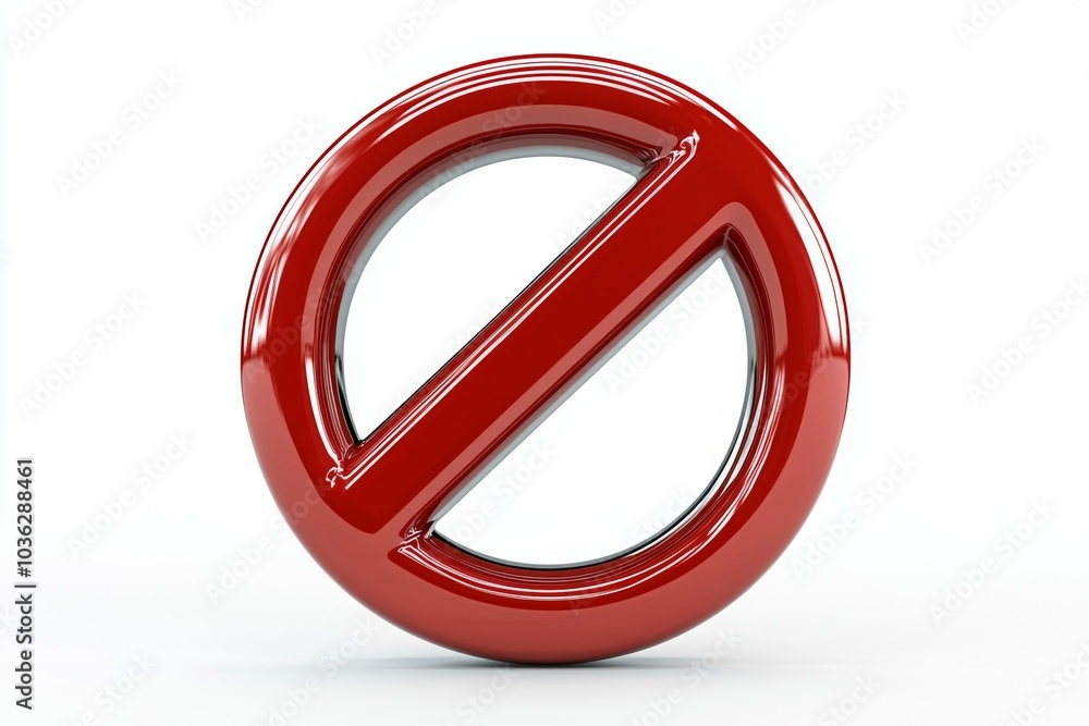 No entry sign with a bold red design prominently displayed, signaling restricted access in an indoor setting No entry sign with a bold red design prominently displayed, signaling restricted access in an indoor setting