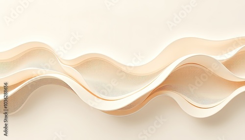 Abstract wavy design in soft colors for modern aesthetics.