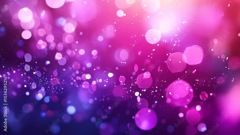 Pink and purple bokeh lights create a dreamy, ethereal atmosphere Pink and purple bokeh lights create a dreamy, ethereal atmosphere