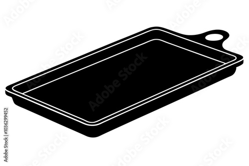 Baking Sheet | isolated vector silhouette illustration on white background