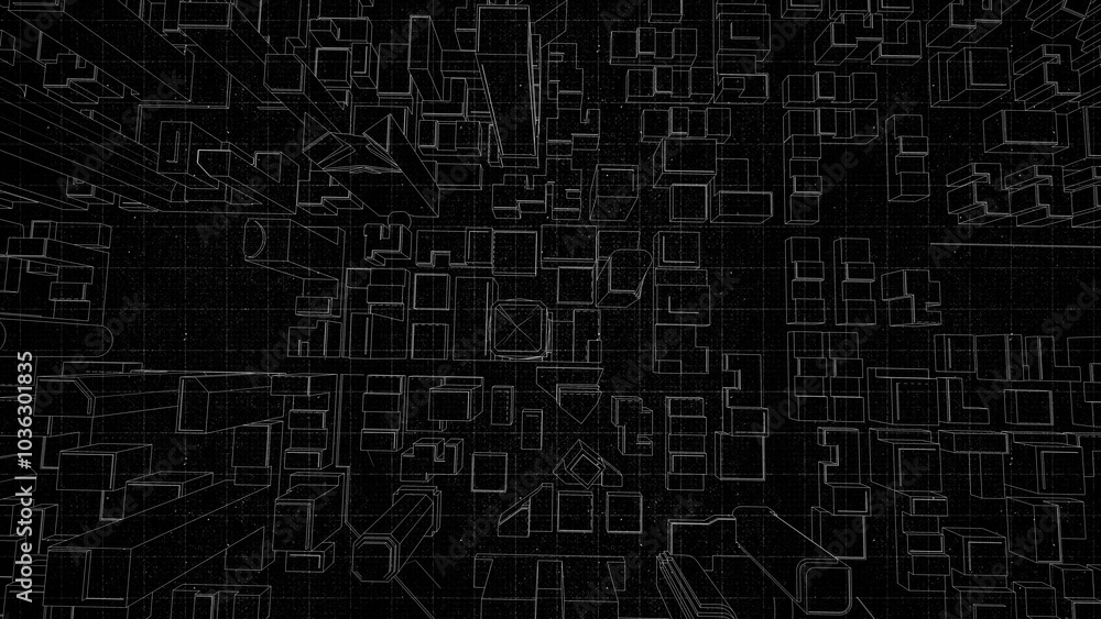 Technical drawing on a gradient background.Mechanical Engineering drawing Technical drawing on a gradient background.Mechanical Engineering drawing