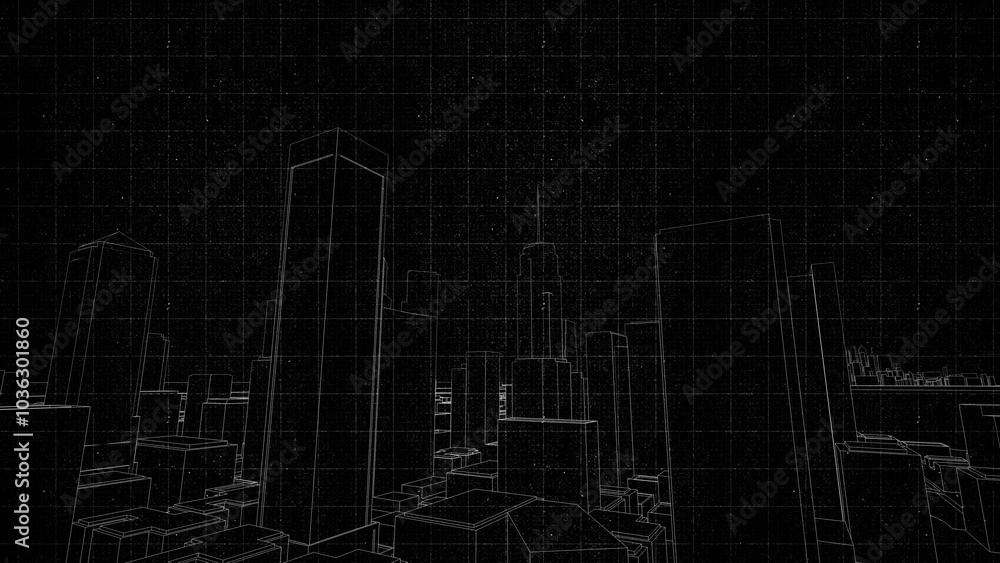 Technical drawing on a gradient background.Mechanical Engineering drawing Technical drawing on a gradient background.Mechanical Engineering drawing