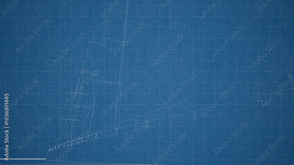 Technical drawing on a gradient background.Mechanical Engineering drawing Technical drawing on a gradient background.Mechanical Engineering drawing