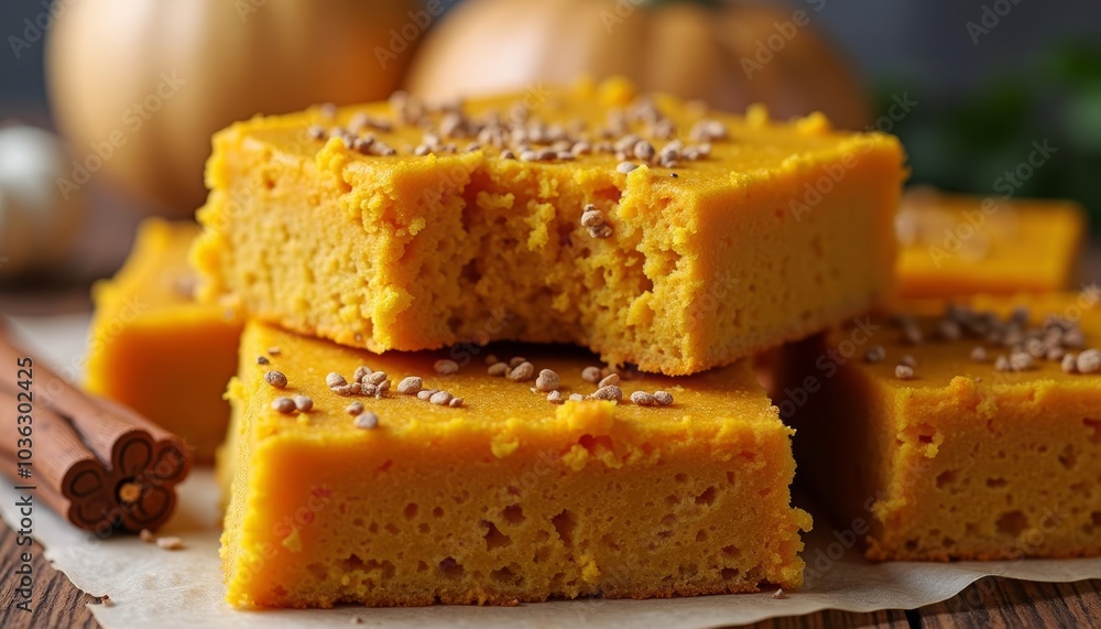 Delicious pumpkin bread with a hint of spice perfect for fall Delicious pumpkin bread with a hint of spice perfect for fall
