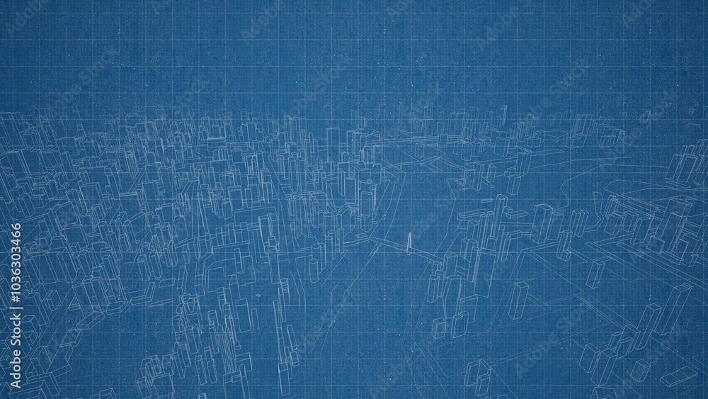Technical drawing on a gradient background.Mechanical Engineering drawing Technical drawing on a gradient background.Mechanical Engineering drawing