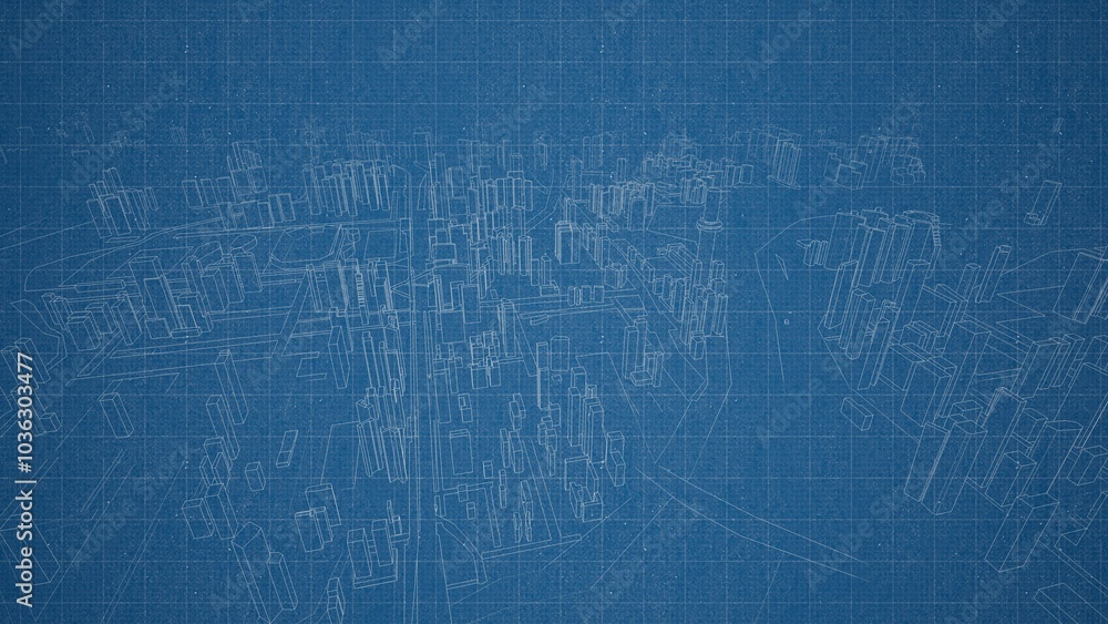Technical drawing on a gradient background.Mechanical Engineering drawing Technical drawing on a gradient background.Mechanical Engineering drawing