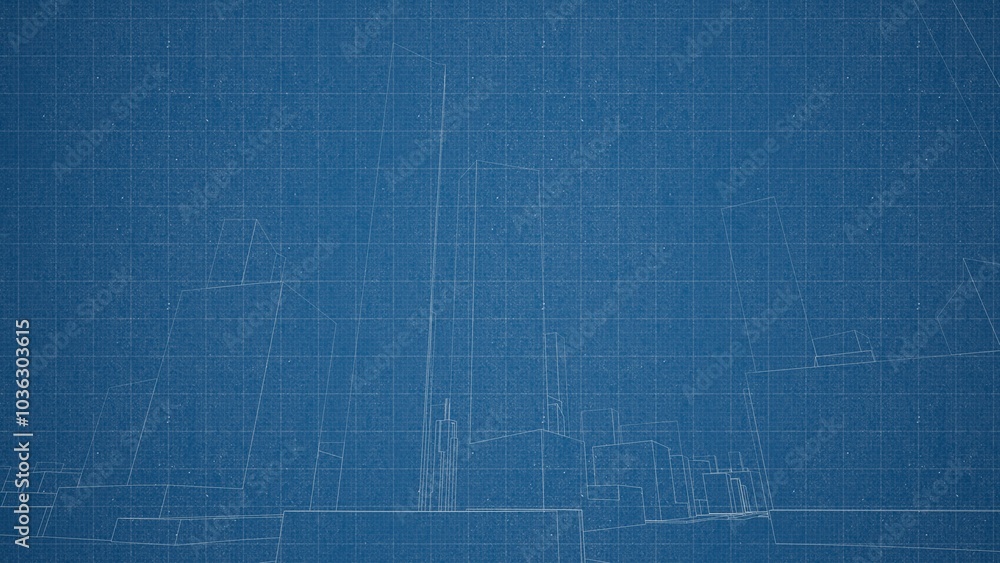 Technical drawing on a gradient background.Mechanical Engineering drawing Technical drawing on a gradient background.Mechanical Engineering drawing