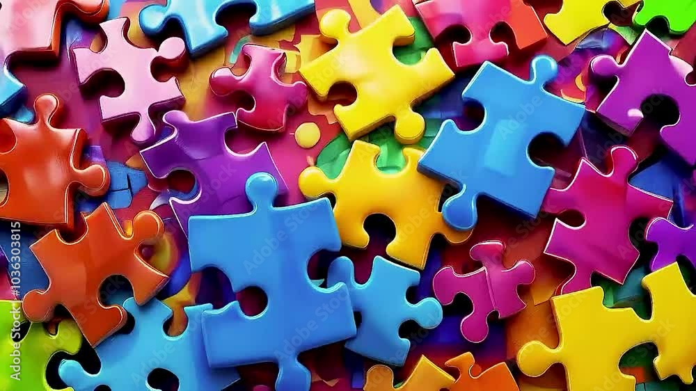 a pile of colorful puzzle pieces a pile of colorful puzzle pieces