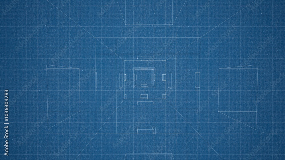 Technical drawing on a gradient background.Mechanical Engineering drawing Technical drawing on a gradient background.Mechanical Engineering drawing