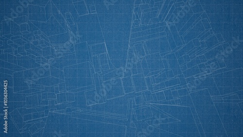 Technical drawing on a gradient background.Mechanical Engineering drawing